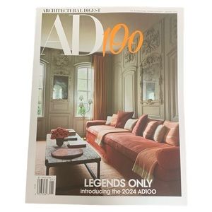 Architectural Digest Magazine January 2024 Legends Only Introducing 2024 AD100
